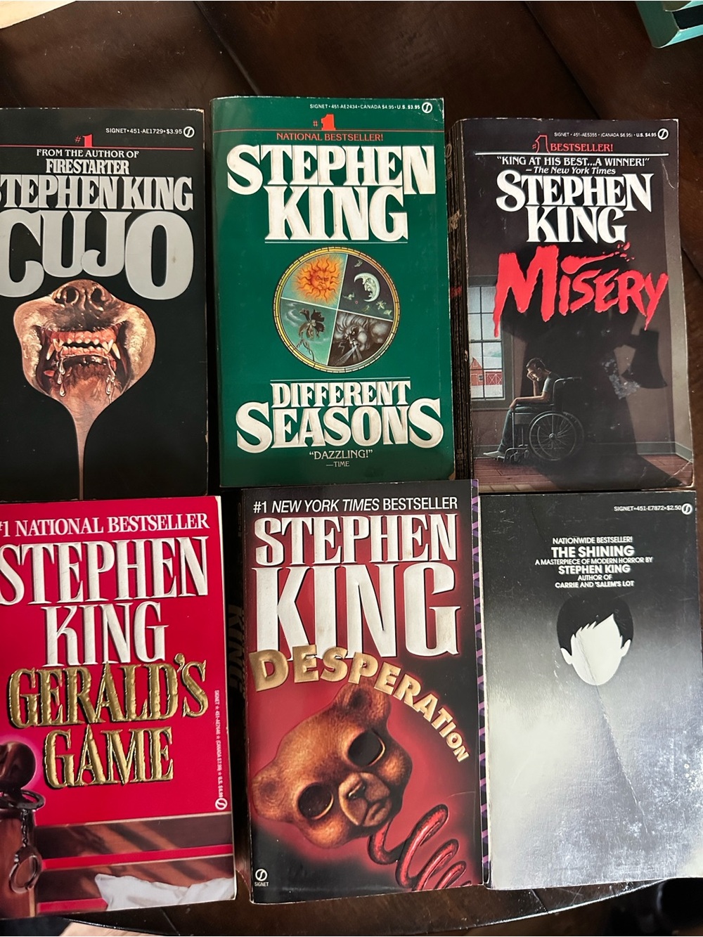 Stephen King Books - Lot of 6